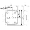Garderob/skåplås FAS 420 SKÅPLÅS GARDEROB FAS 420 – miniatyr 4