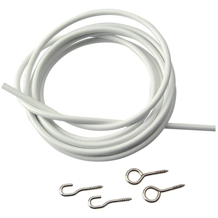 Gardinspiral 30 m STRUKTUR GARDINSPIRAL VIT 30 M – bild 2