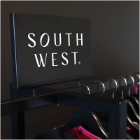 Garment Display Logo Sign Black ONE SIZE