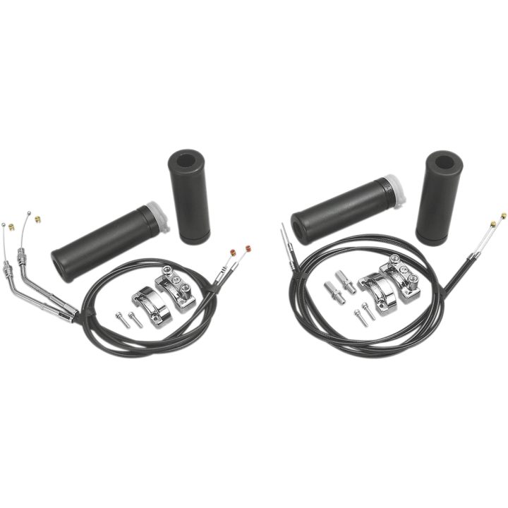 Gashandtag Kit Svart/krom S&S Cycle – bild 2