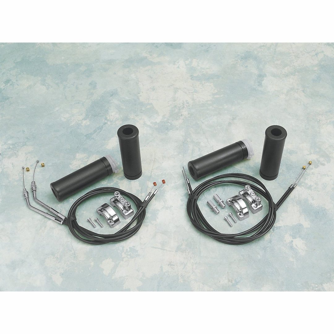 Gashandtag Kit Svart/krom S&S Cycle