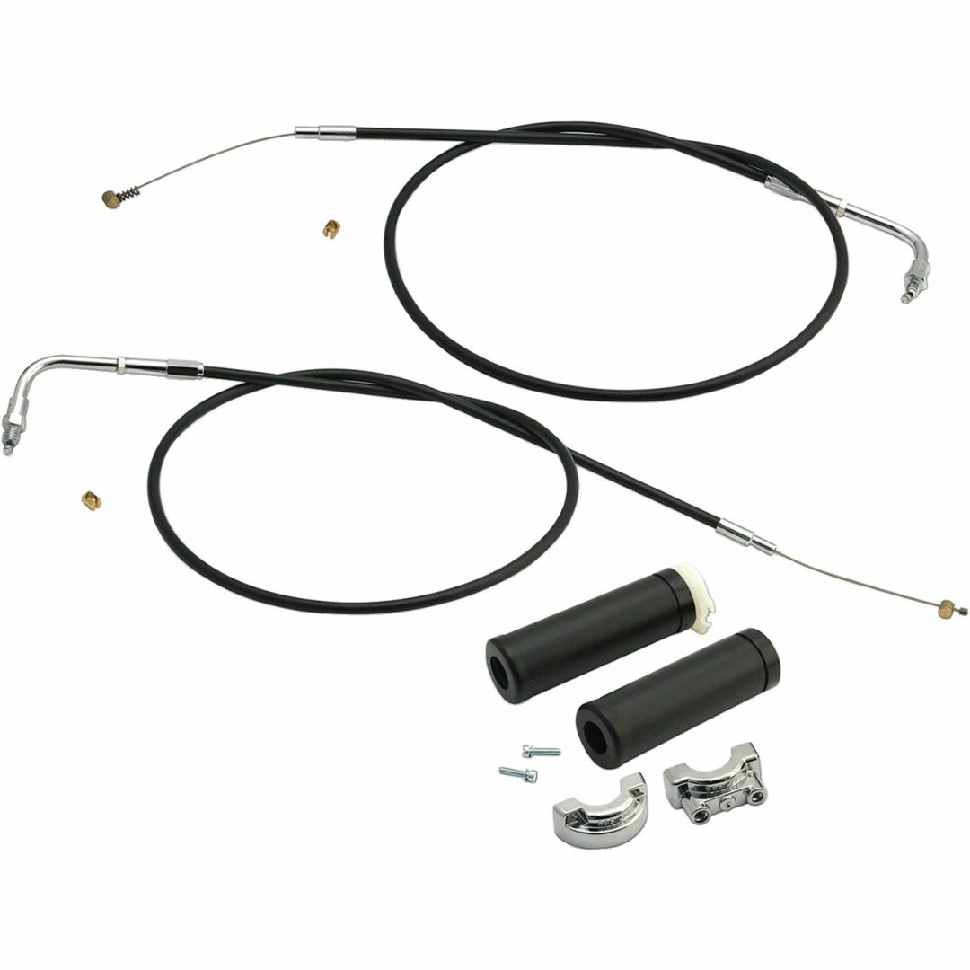 Gashandtag Kit Svart/krom S&S Cycle