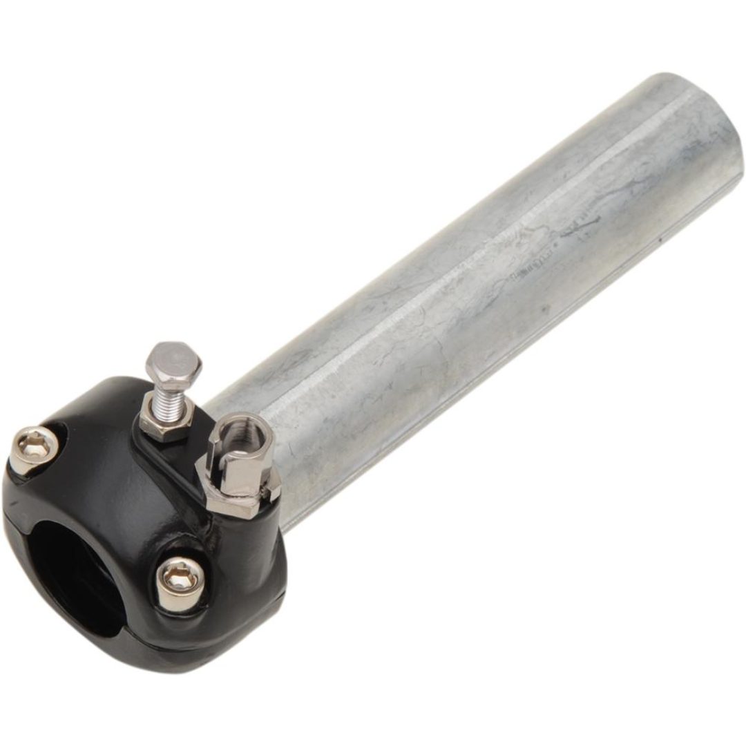 Gasreglage 1" Enkelkabel Svart Aluminium EMGO Montering
