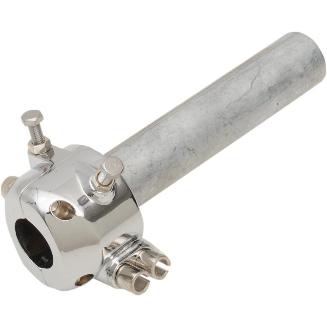 Gasreglage 7/8" Silver/chrome Aluminium EMGO Montering