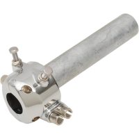 Gasreglage 7/8" Silver/chrome Aluminium EMGO