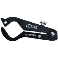 Gasreglagestopp Icruz Svart Anodiserad AVON GRIPS