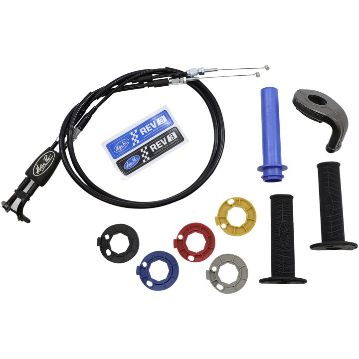 Gasrullskit Rev3 Dual Cable/Twist Throttle Aluminium/Plast MOTION PRO Svart – bild 3