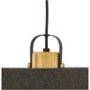 Geilo Taklampa 45cm, Grå/svart/trä ANETA HOME Sockel E27 – miniatyr 4