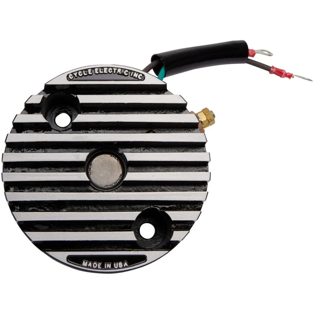 Generatorregulator 12v Standard Svart CYCLE ELECTRIC INC Regulator