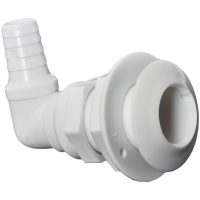 Genomföring 90° Vit Plast Osculati