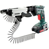 Gipsautomat 18V SE 18 LTX 4000 + SM 5-55 Med Li-Jon Batteri METABO