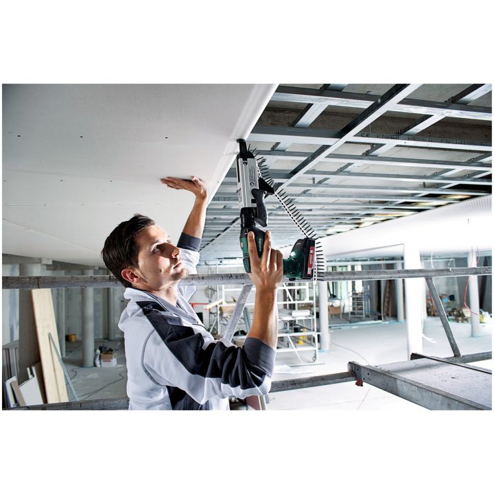 Gipsautomat 18V SE 18 LTX 6000 + SM 5-55 Med Li-Jon Batteri METABO 18 V Med Li-jon Batteri – bild 6