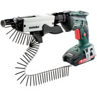 Gipsautomat 18V SE 18 LTX 6000 + SM 5-55 Med Li-Jon Batteri METABO