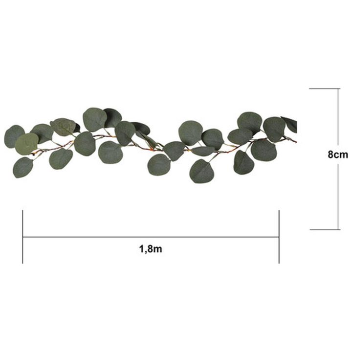 Girland Eucalyptus Grön Star Trading – bild 6