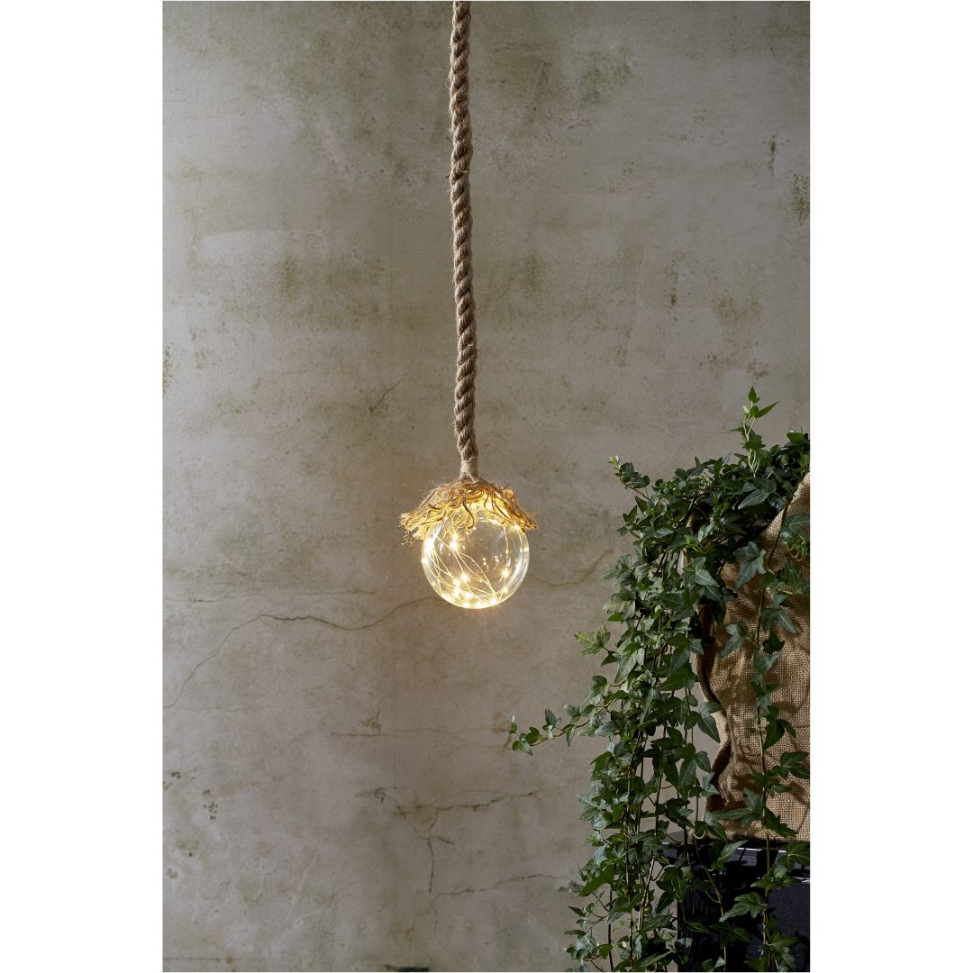 Glasdekoration Jutta Beige Star Trading – bild 3