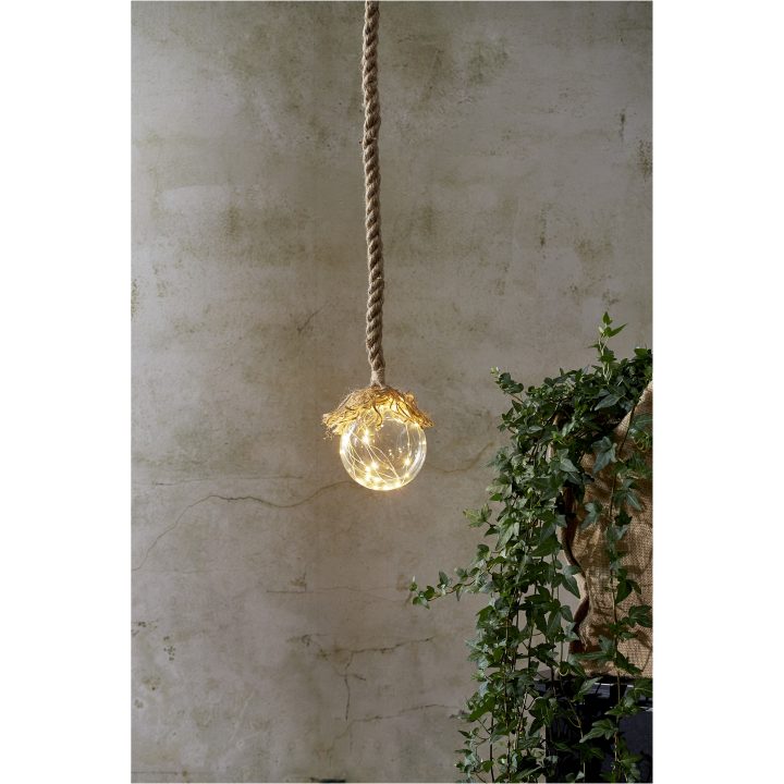Glasdekoration Jutta Beige Star Trading – bild 3