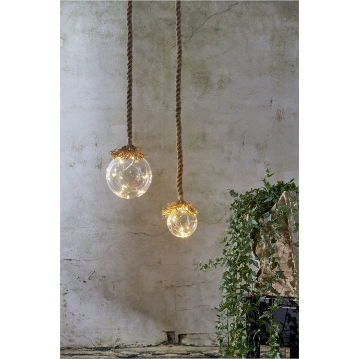 Glasdekoration Jutta Beige Star Trading – bild 2