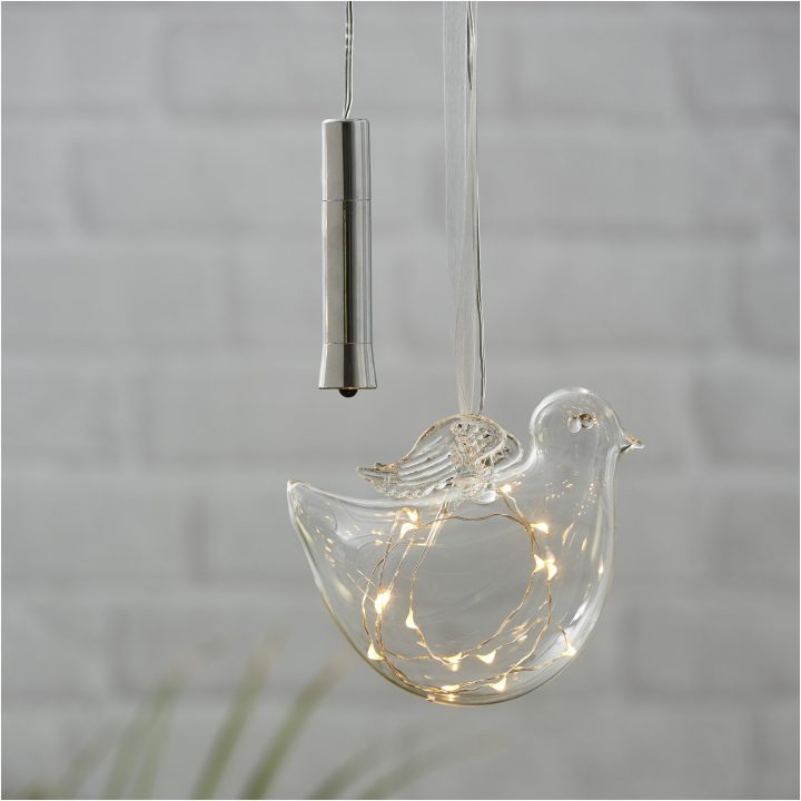 Glaskula Bird Transparent Star Trading – bild 10