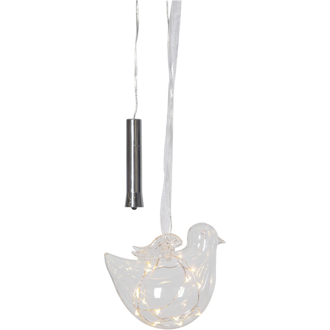 Glaskula Bird Transparent Star Trading – bild 9