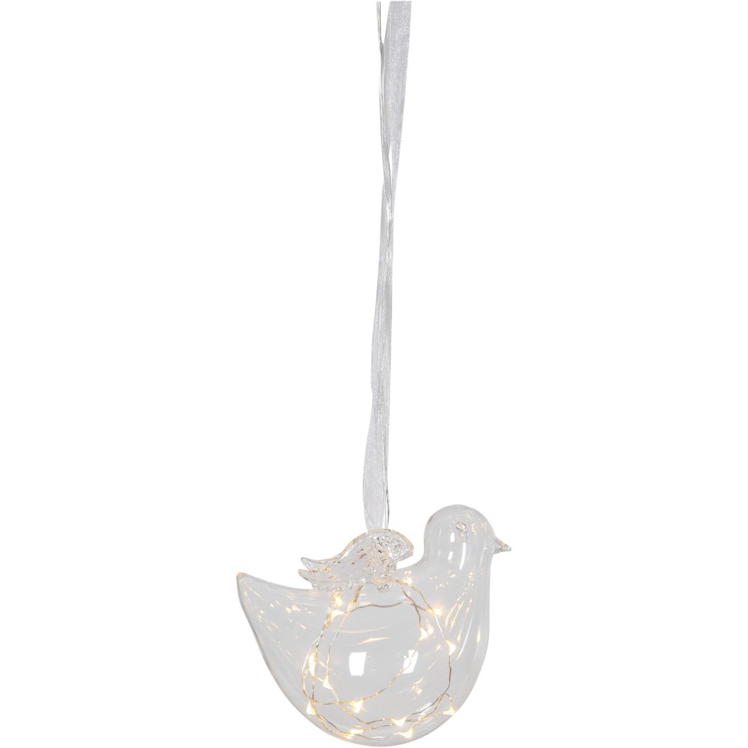 Glaskula Bird Transparent Star Trading – bild 8