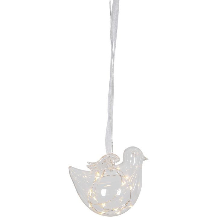Glaskula Bird Transparent Star Trading – bild 8