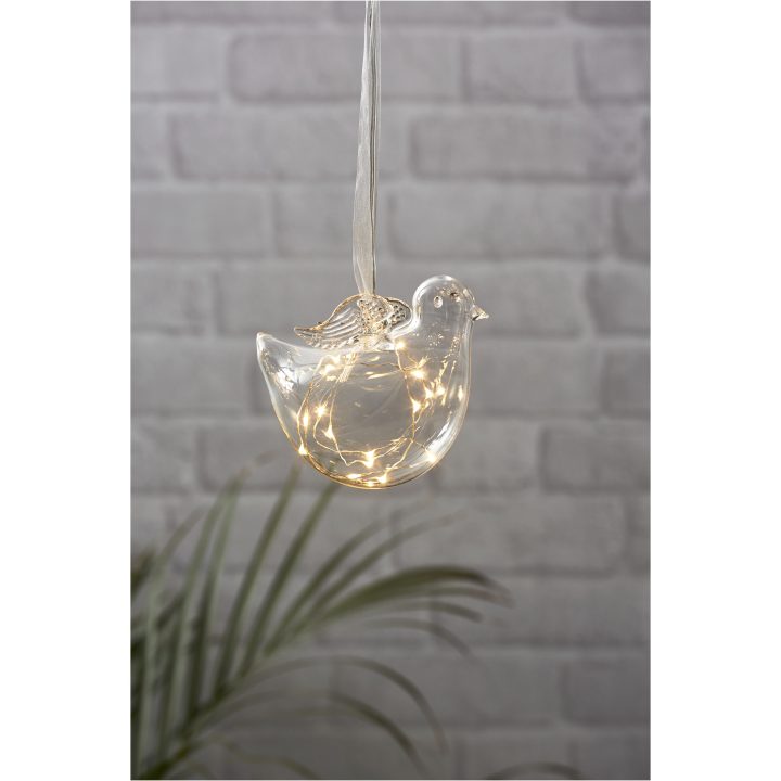 Glaskula Bird Transparent Star Trading – bild 6