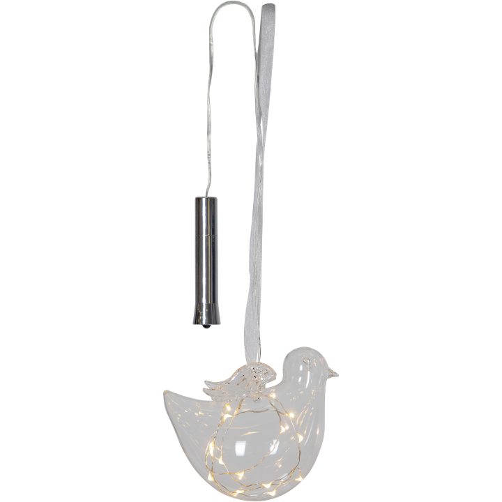 Glaskula Bird Transparent Star Trading – bild 2