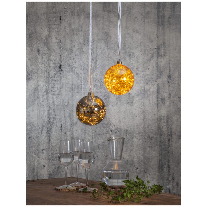 Glaskula Glow Amber Star Trading – bild 10