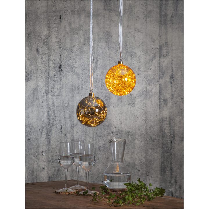 Glaskula Glow Amber Star Trading – bild 9