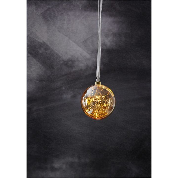Glaskula Glow Amber Star Trading – bild 7