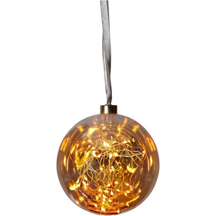Glaskula Glow Amber Star Trading – bild 6