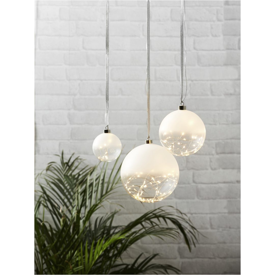 Glaskula Glow Frostad Star Trading – bild 2