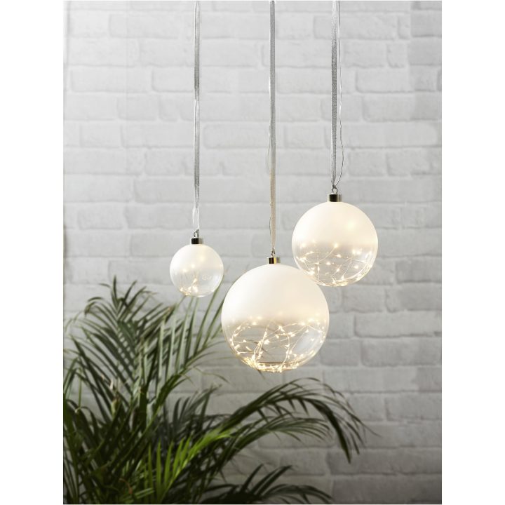 Glaskula Glow Frostad Star Trading – bild 2