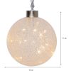 Glaskula Glow Snow Frostad Star Trading – miniatyr 5
