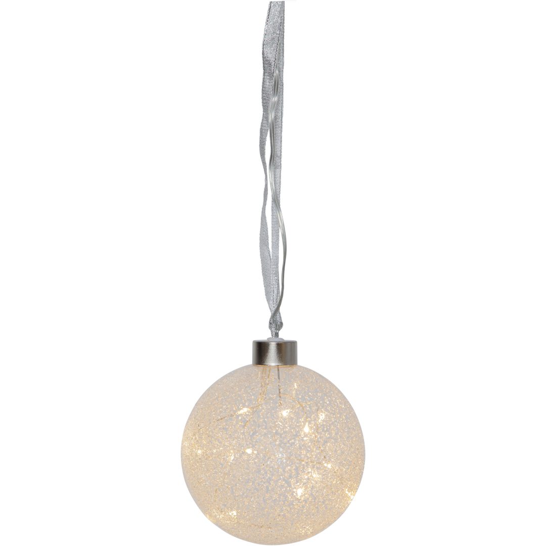 Glaskula Glow Snow Frostad Star Trading