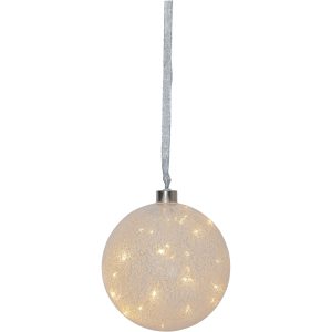 Glaskula Glow Snow Frostad Star Trading