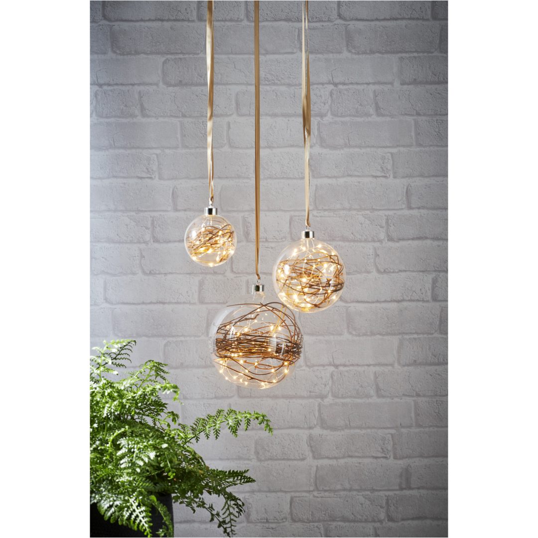 Glaskula Glow Transparent Star Trading – bild 3