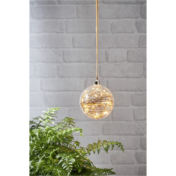 Glaskula Glow Transparent Star Trading – bild 2