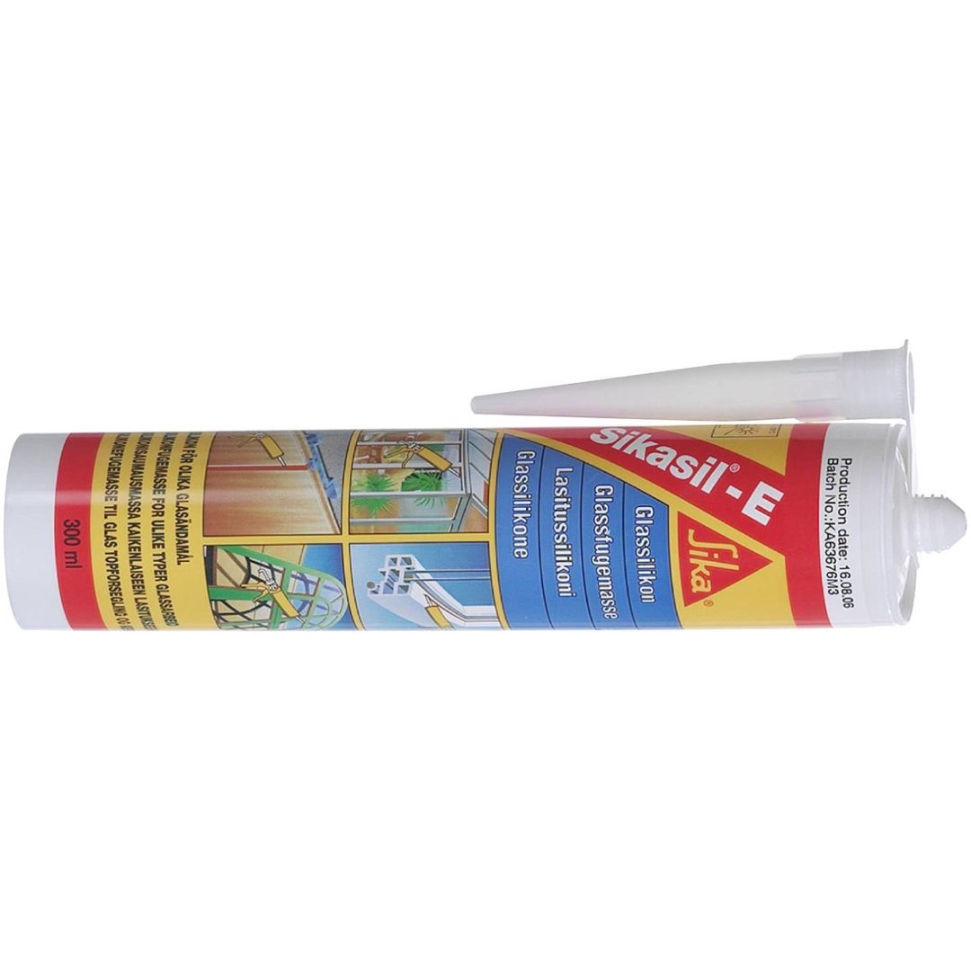 Glassilikon Sikasil-E FOGMASSA SIKASIL-E 310ML TRANS