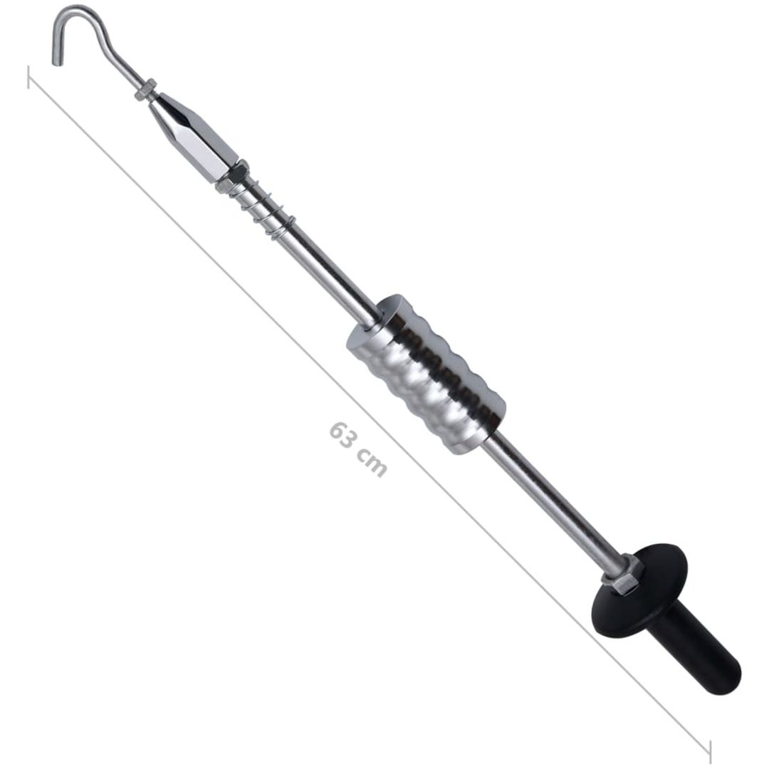 Glidhammare med krok kolstål vidaXL 63 cm – bild 8