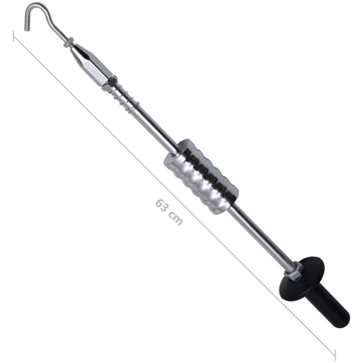 Glidhammare med krok kolstål vidaXL 63 cm – bild 8