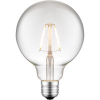 Glob G95 E27 2W LED filament 2700K, klar