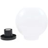 Globlampa LED set 2 st sfäriska 25 cm PMMA vidaXL 25 cm – miniatyr 5