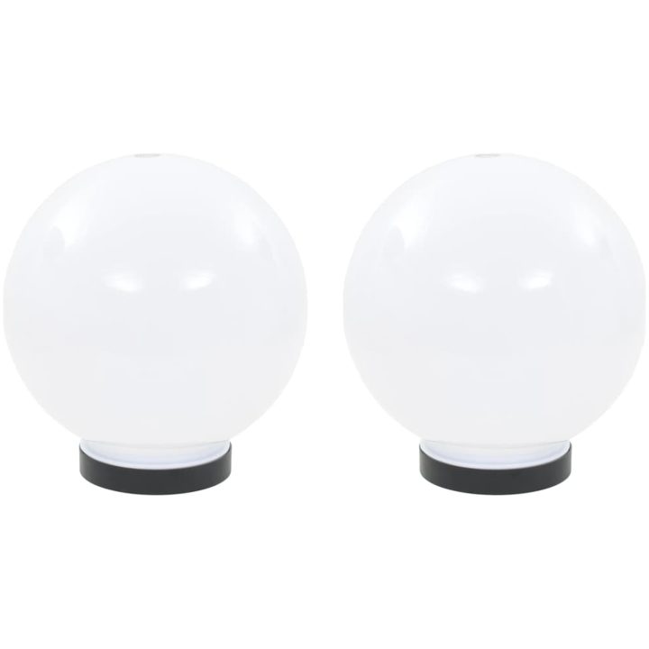 Globlampa LED set 2 st sfäriska PMMA vidaXL 20 cm – bild 2