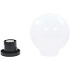Globlampa LED set 2 st sfäriska PMMA vidaXL 20 cm – miniatyr 5