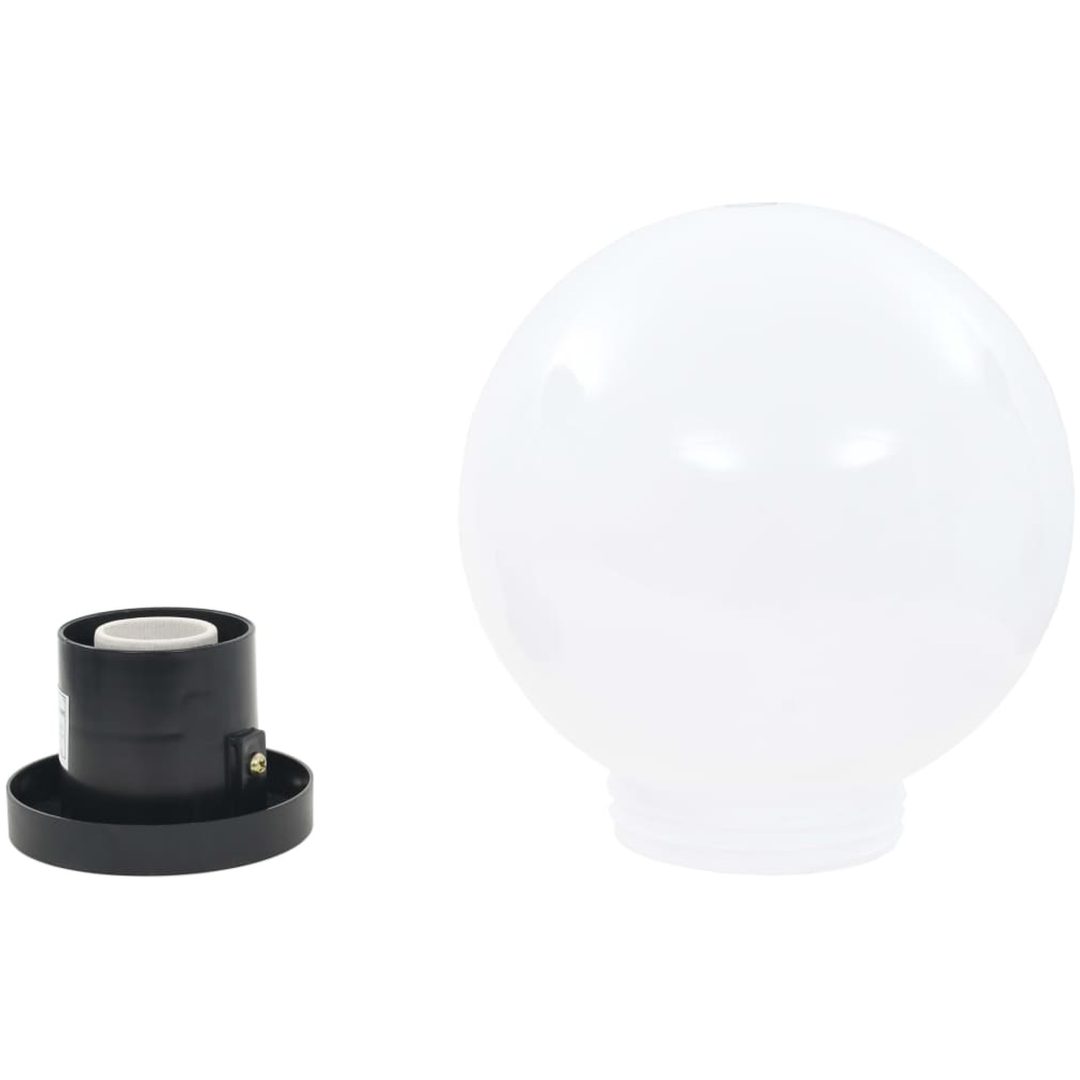 Globlampa LED set 2 st sfäriska PMMA vidaXL 20 cm – bild 5