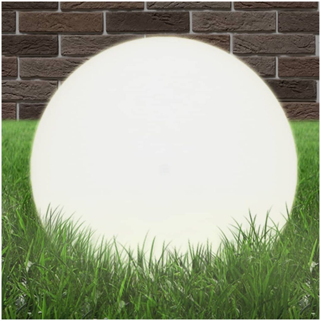 Globlampa LED sfärisk 50 cm PMMA vidaXL
