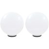 Globlampor 2 st LED sfäriska 50 cm PMMA vidaXL – miniatyr 1
