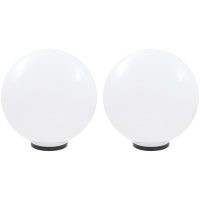 Globlampor 2 st LED sfäriska 50 cm PMMA vidaXL