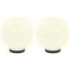 Globlampor 4 st LED sfäriska 20 cm PMMA vidaXL 20 cm – miniatyr 3